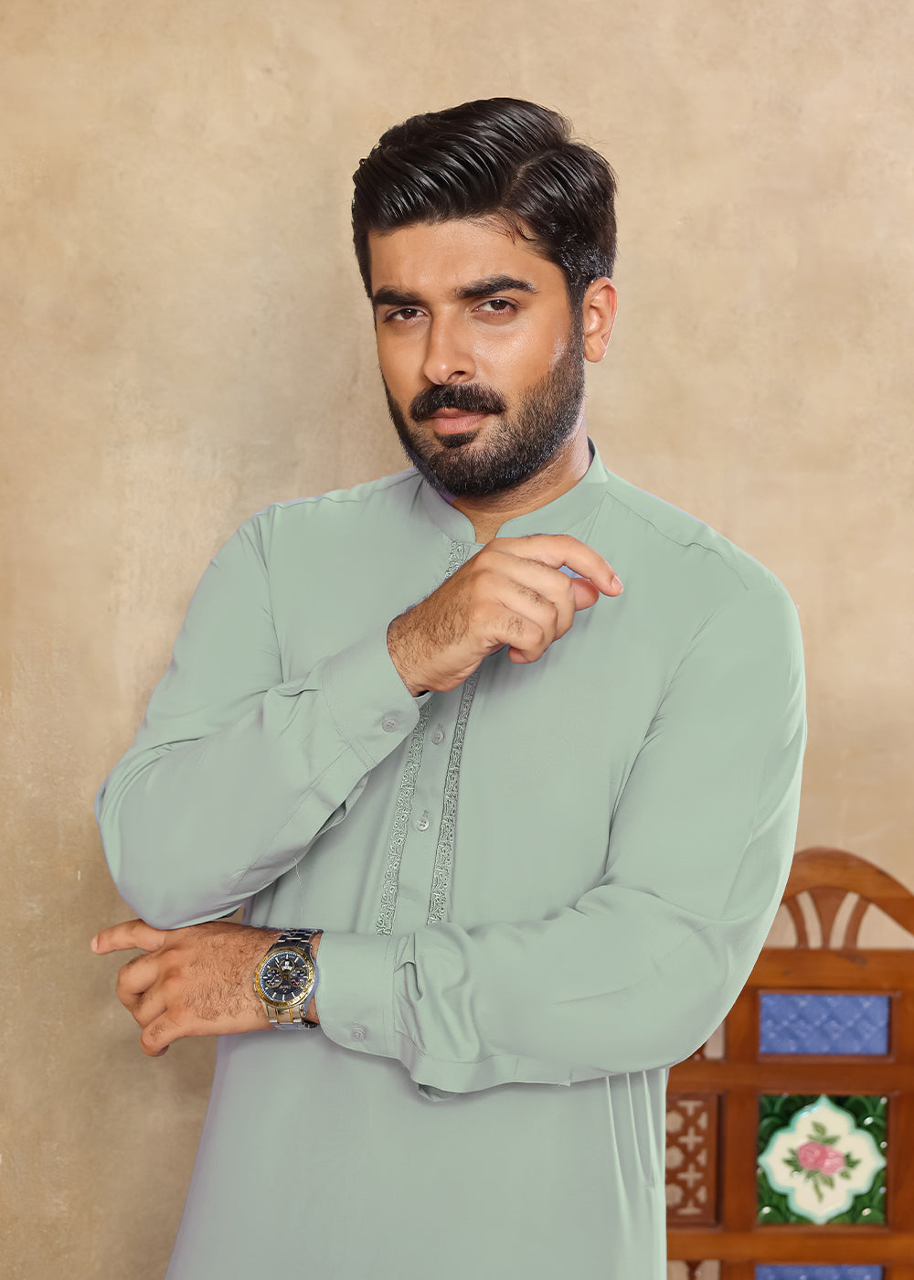 M-GREEN-KURTA-SHALWAR