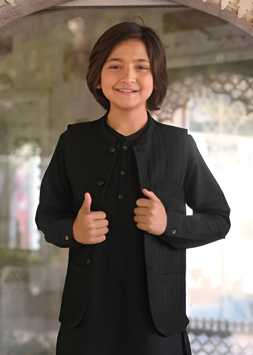 Black Waistcoat Suit