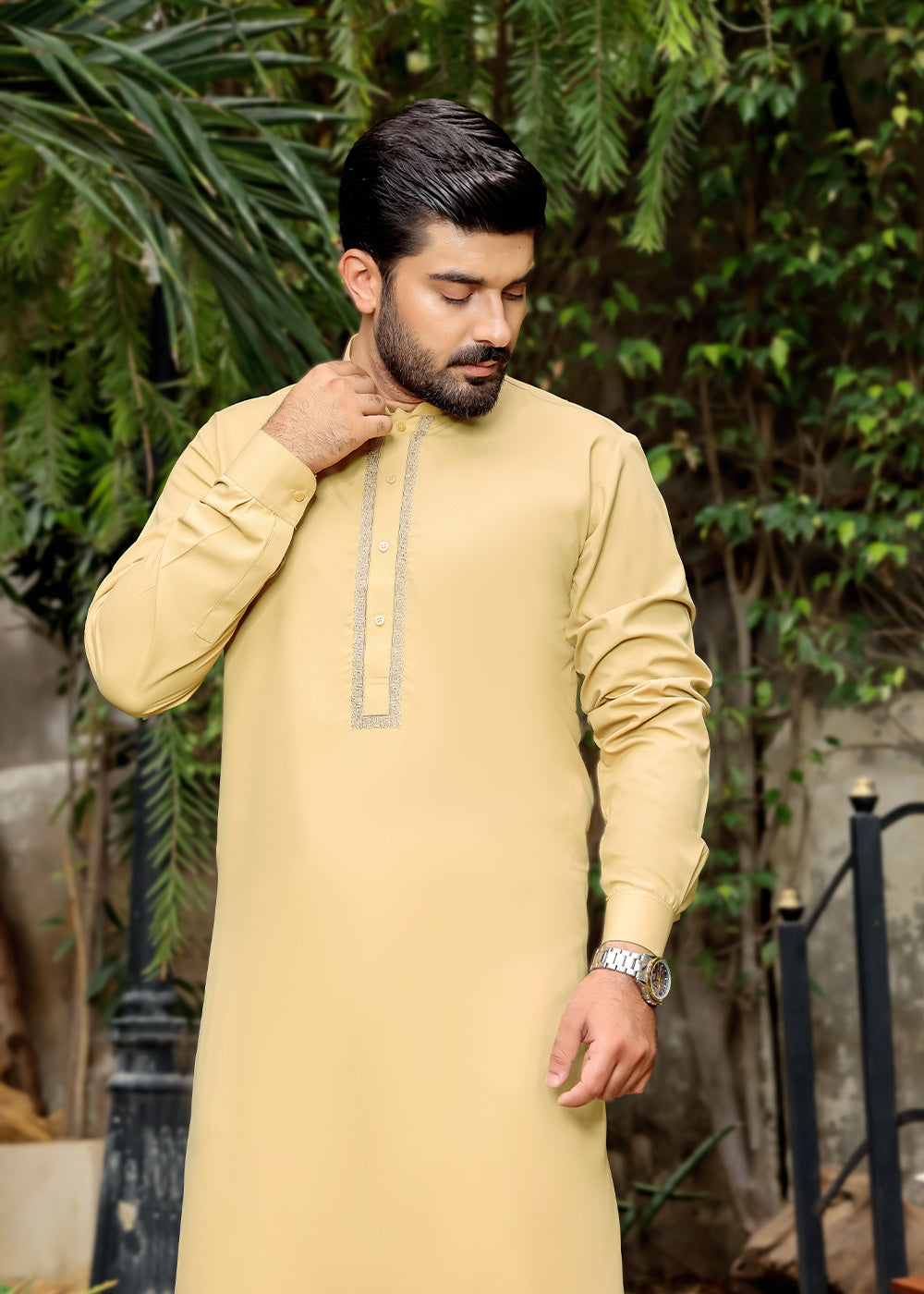 MUSTARD-KURTA-SHALWAR