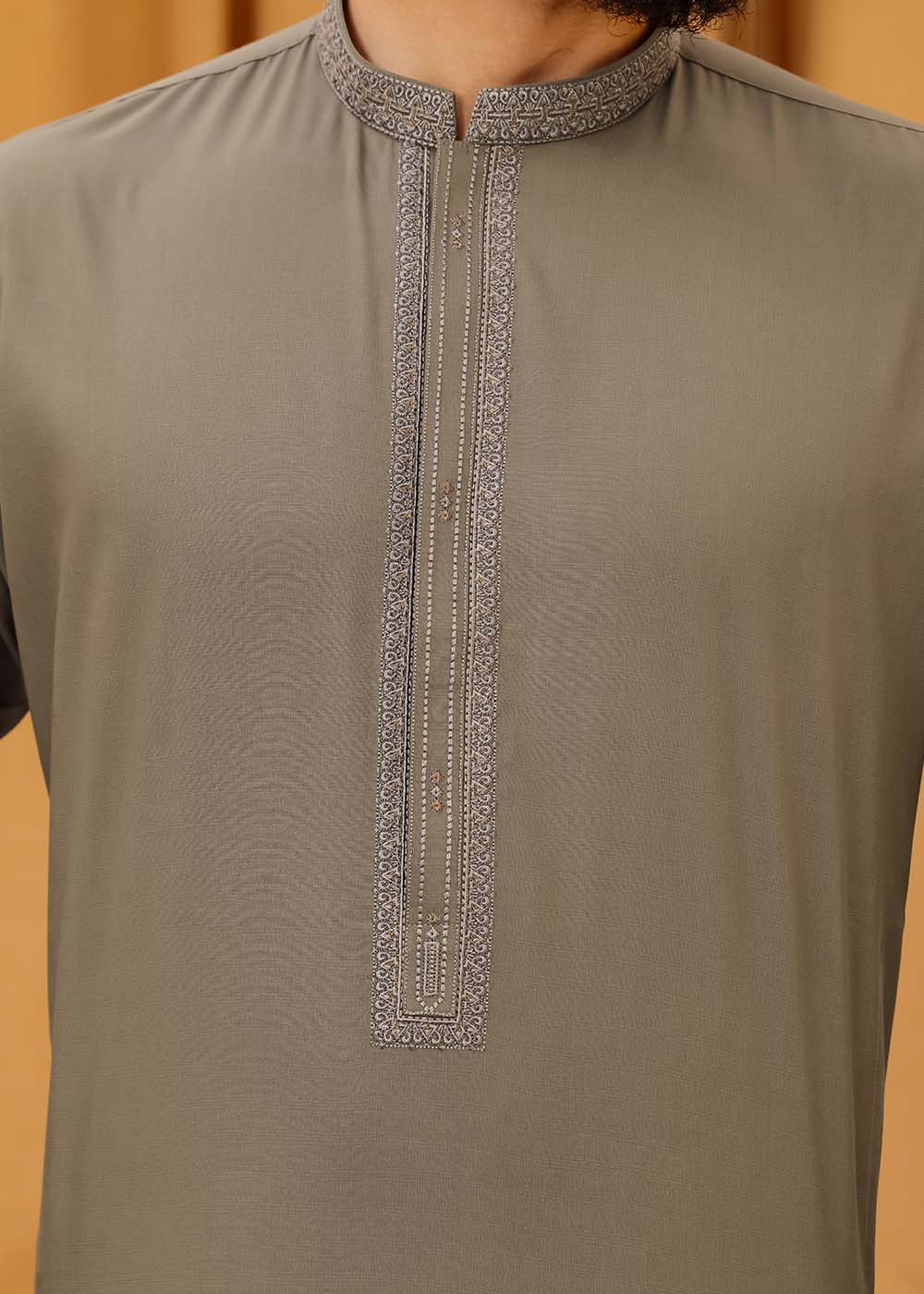 GREEN EMBROIDERED KURTA SHALWAR