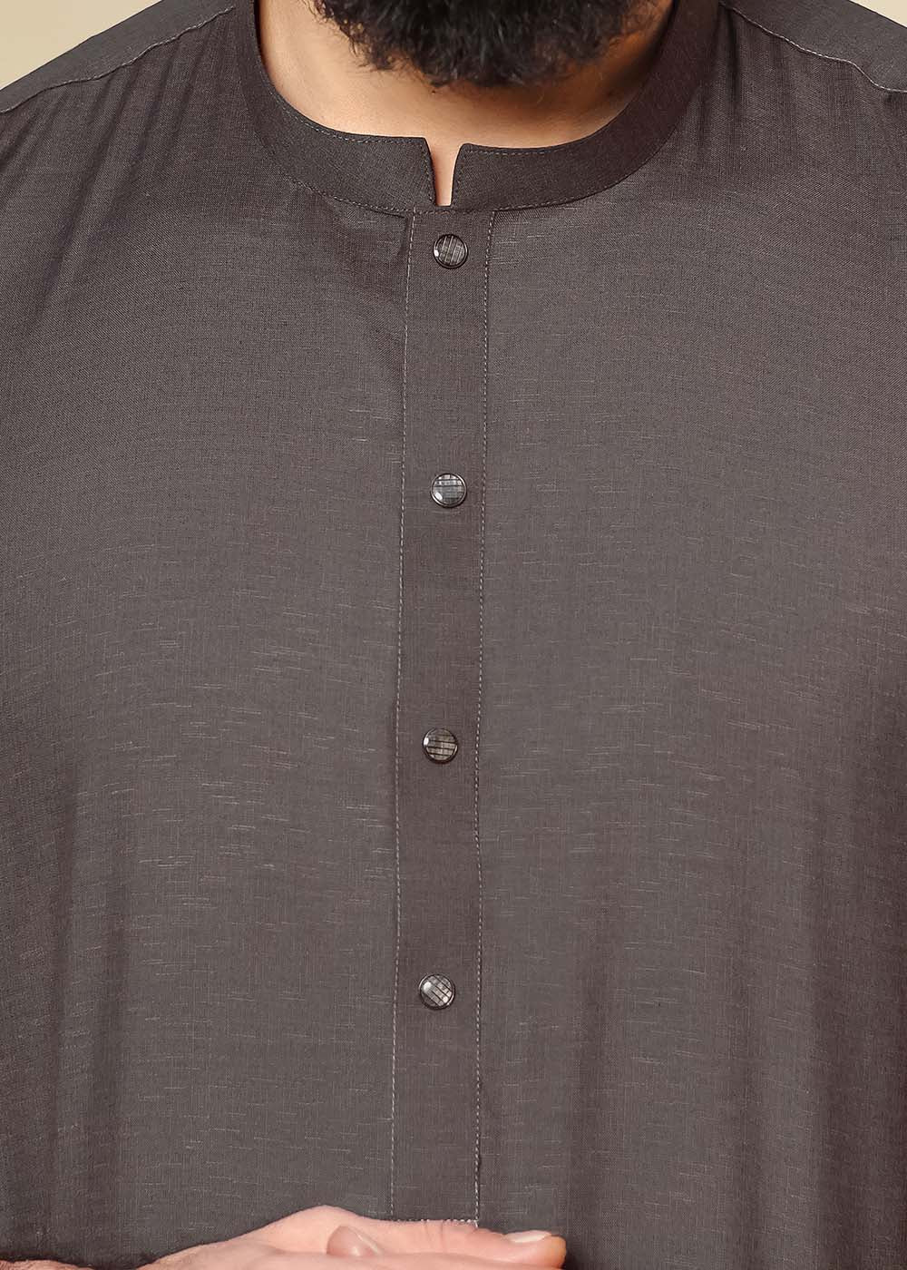 MOCHA BROWN TWO TONE KURTA