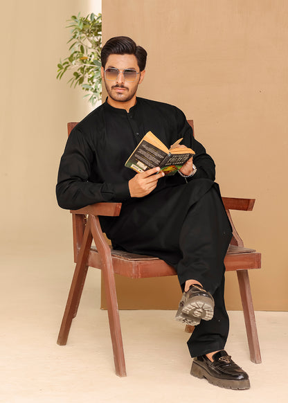 FATHER & SON BLACK KURTA SHALWAR