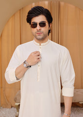 Cream Kurta Shalwar