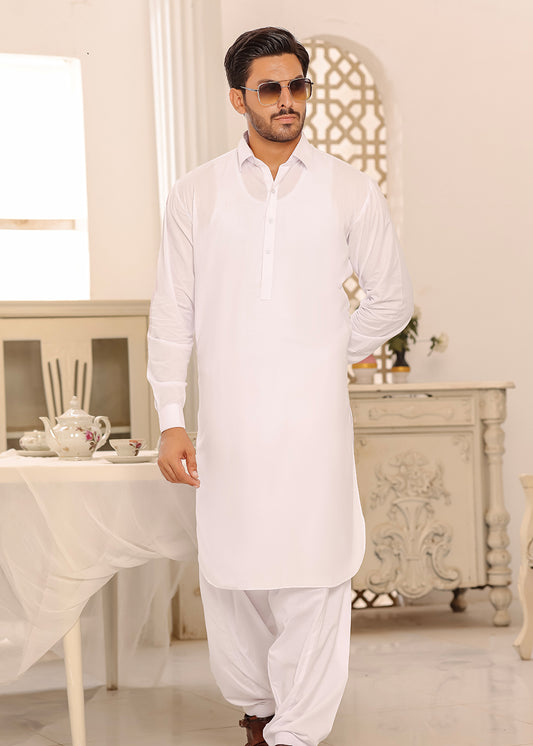WHITE KAMEEZ SHALWAR