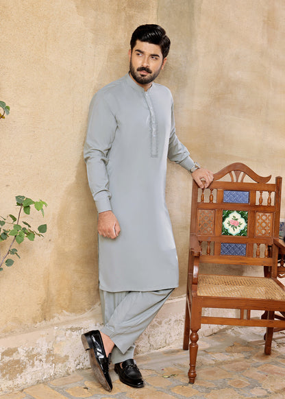 GRAY-KURTA-SHALWAR