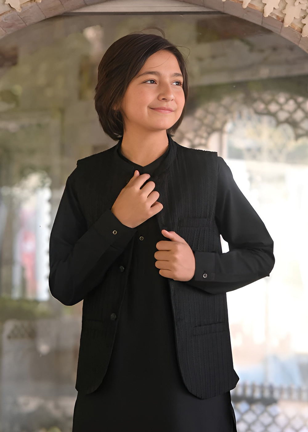 Black Waistcoat Suit