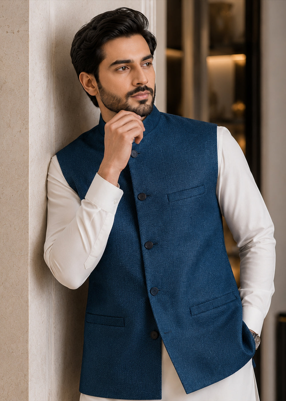 Navy Blue WAISTCOAT