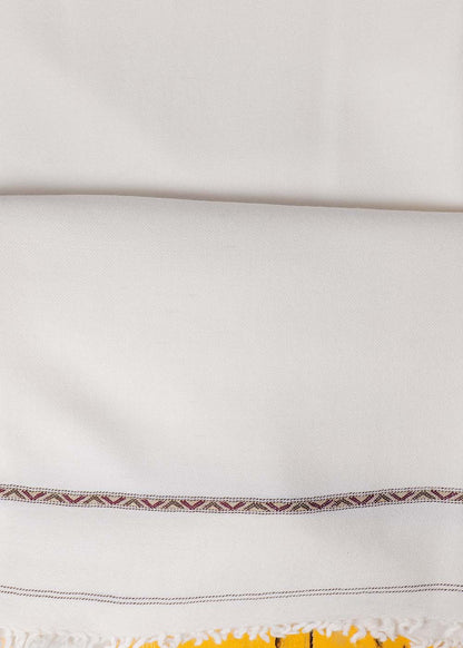 PREMIUM WOOLEN SHAWL CREAM WHITE