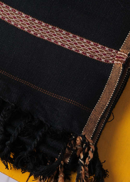 PESHAWARI SHAWL BLACK
