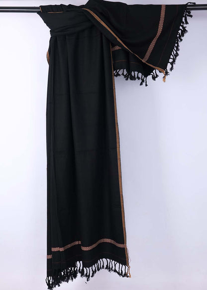 PESHAWARI SHAWL BLACK