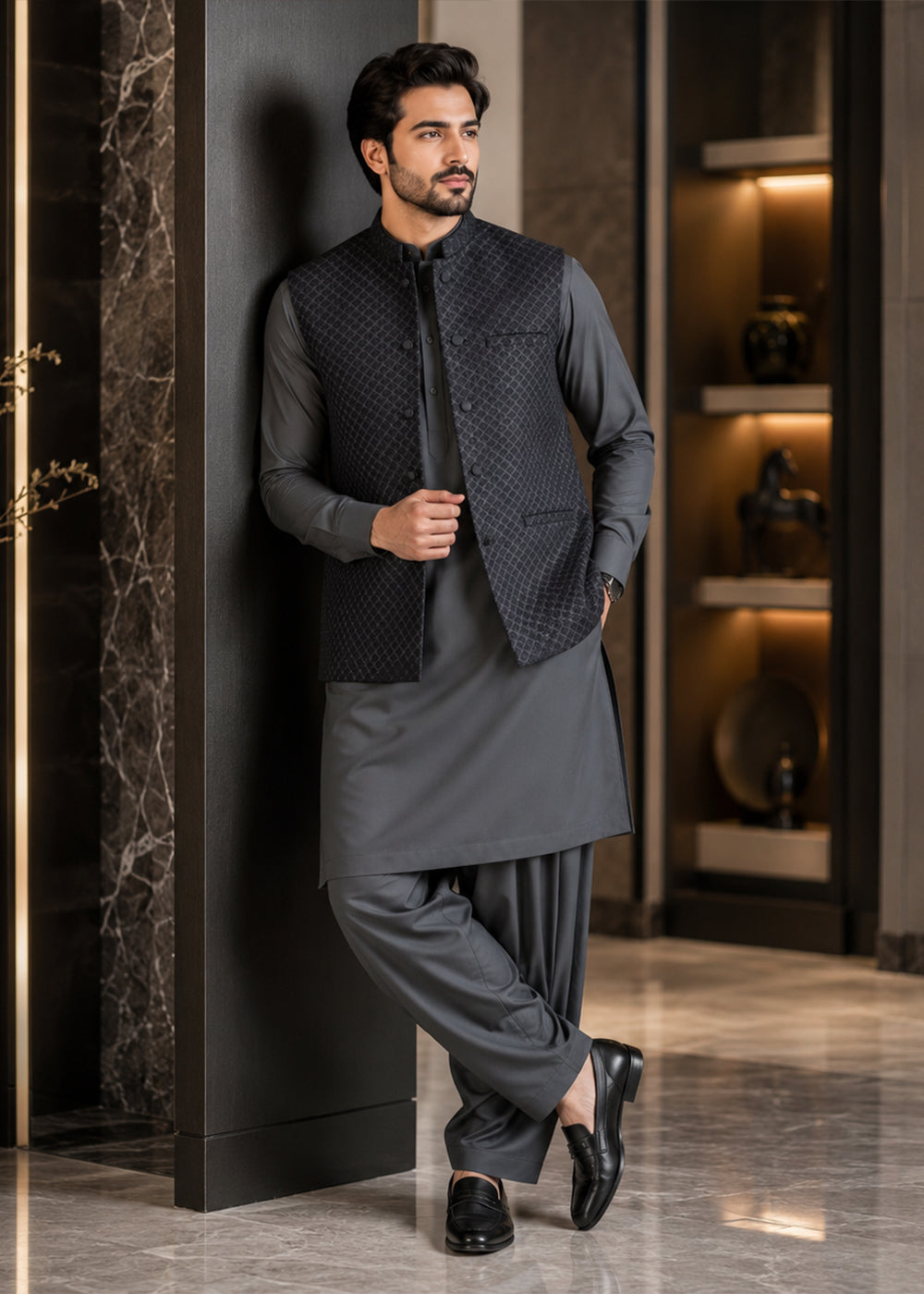 Black WAISTCOAT