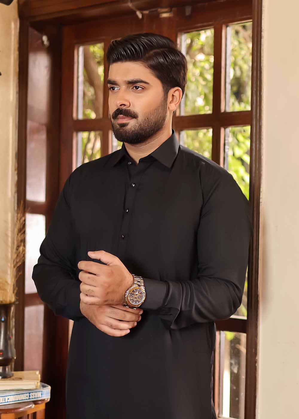 BLACK-KAMEEZ-SHALWAR