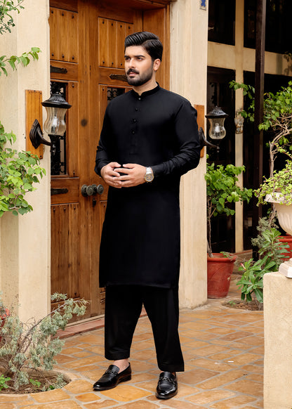 BLACK-KURTA-SHALWAR