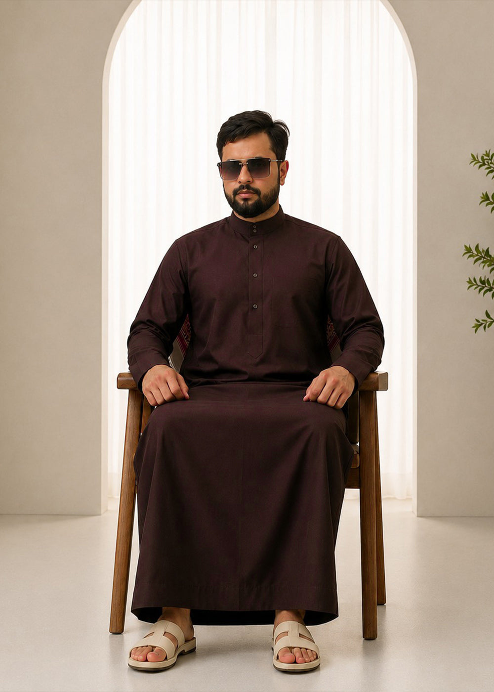 MAHROON JUBBA