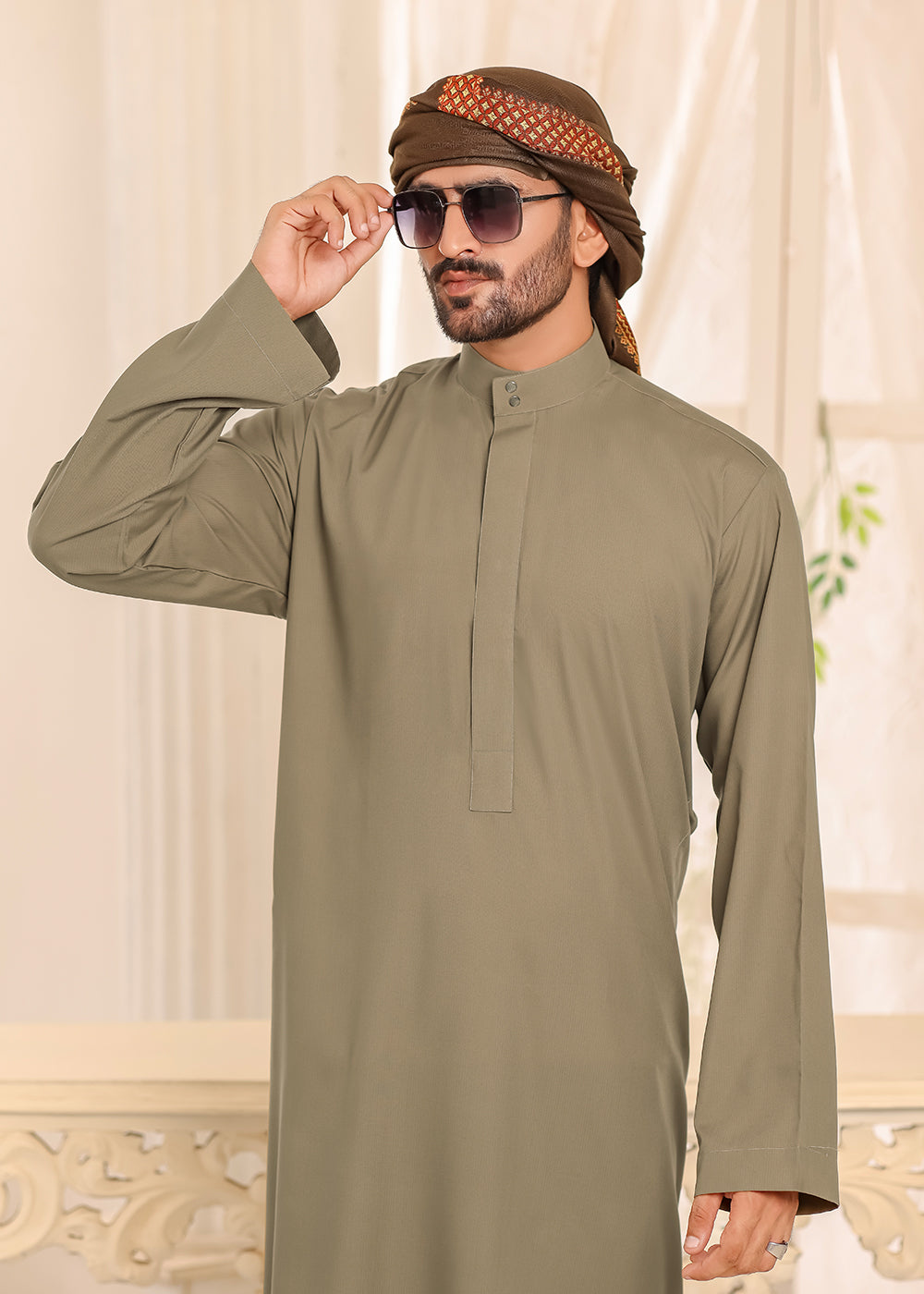 DHANI GREEN KUWAITI JUBBA