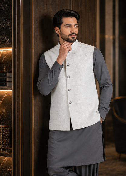 White  WAISTCOAT