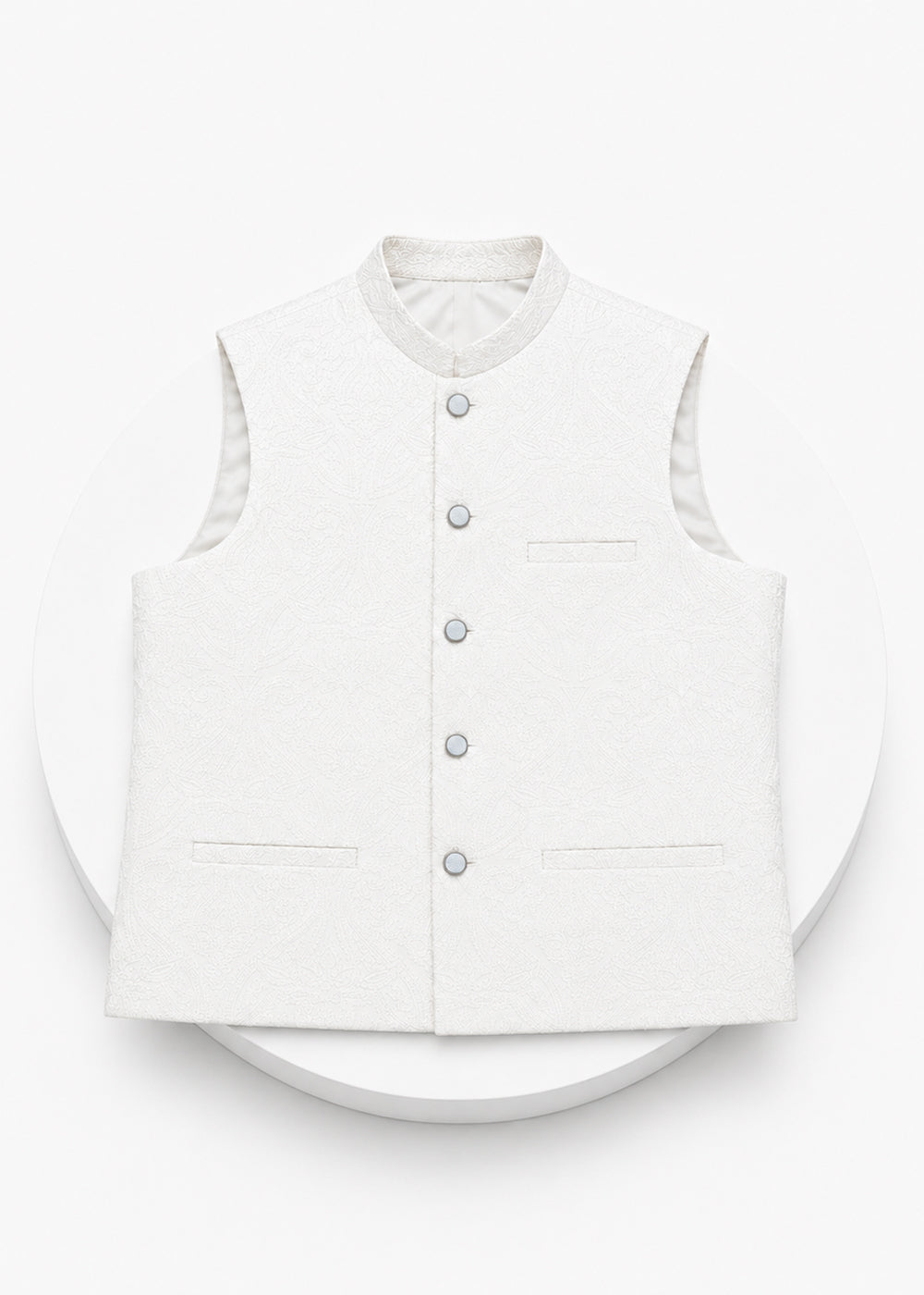 White  WAISTCOAT