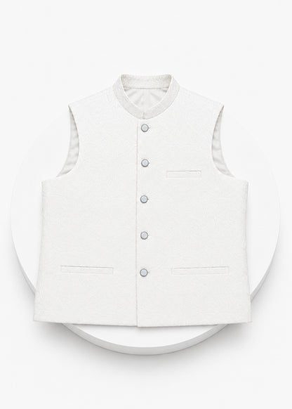 White  WAISTCOAT