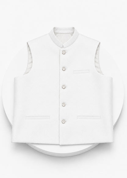 White  WAISTCOAT