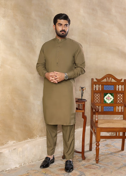 MUSTARD-GREEN-FESTIVE-KURTA-PAJAMA