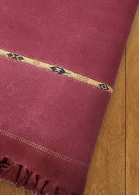 Maroon Woolen Shawl