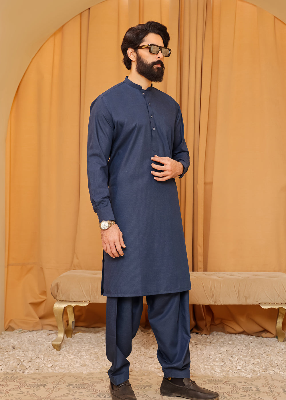 ROYAL BLUE KURTA SHALWAR