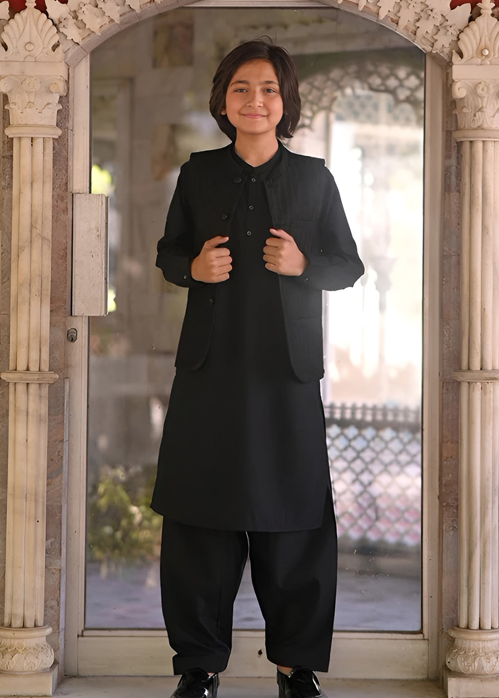 Black Waistcoat Suit