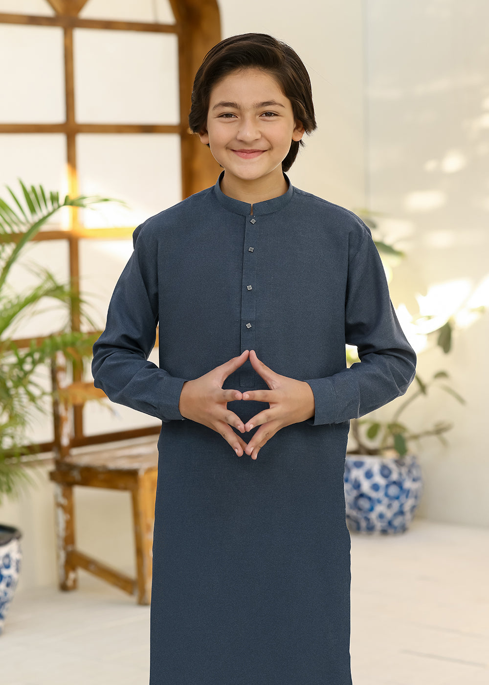 GRAY KURTA PAJAMA