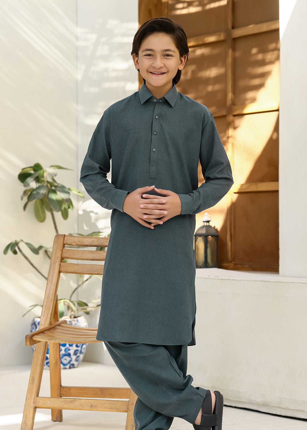 TEAL GREEN KAMEEZ SHALWAR