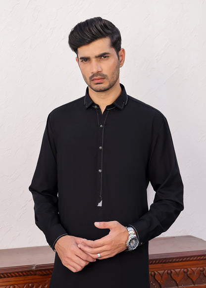 BLACK DESIGNER KAMEEZ SHALWAR