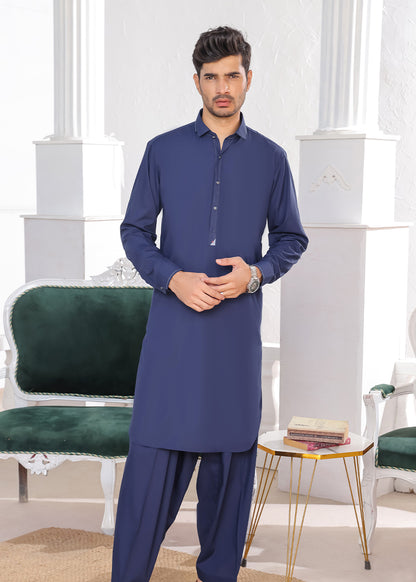 ROYAL BLUE DESIGNER KAMEEZ SHALWAR