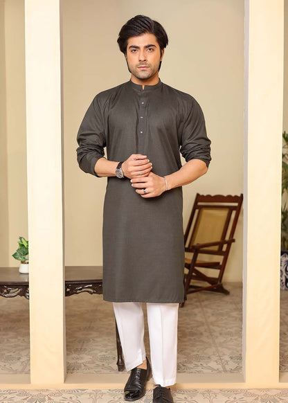 STONE GRAY TWO TONE KURTA