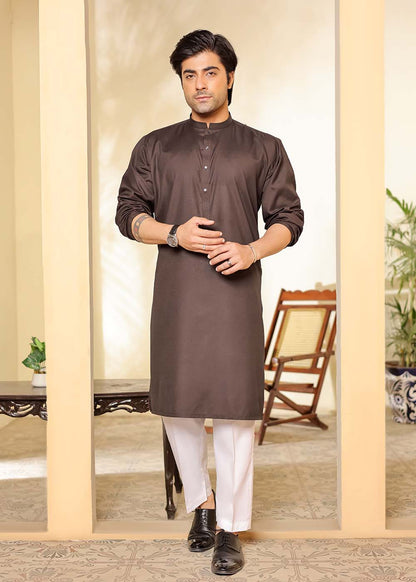 BROWN TWO TONE KURTA