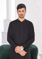 Charcoal blended designer kurta shalwar