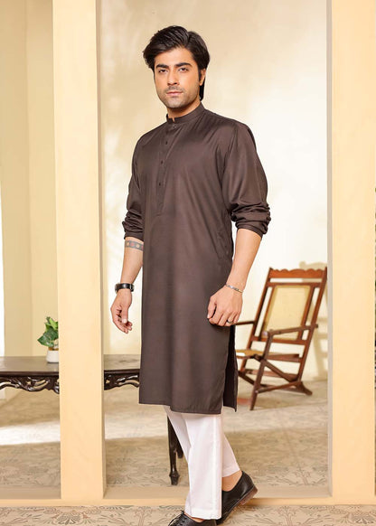BROWN TWO TONE KURTA