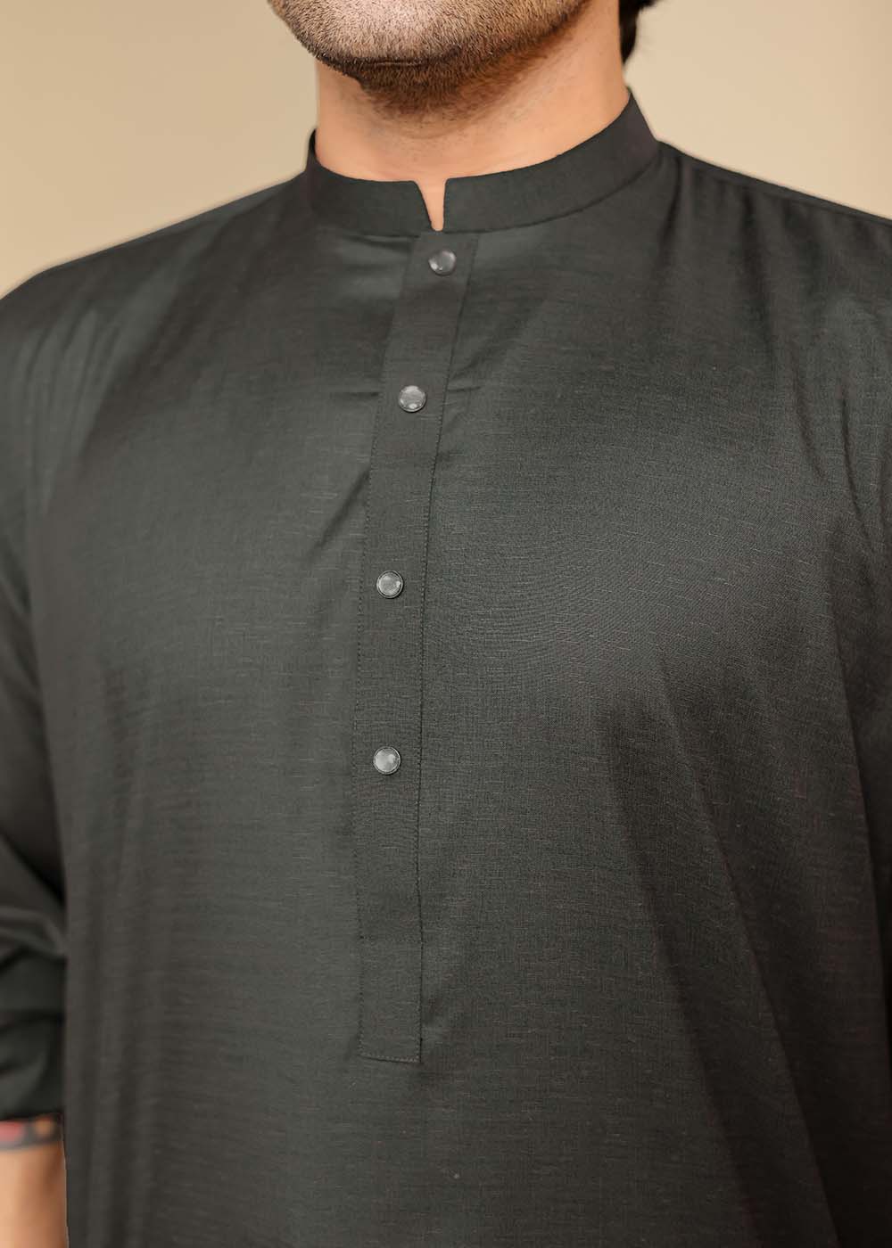 DARK  GREEN TWO TONE KURTA