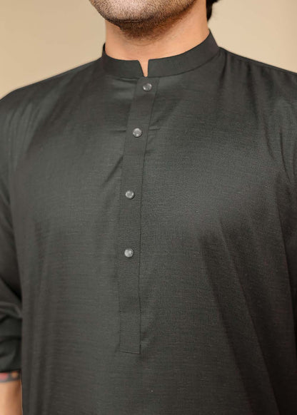 DARK  GREEN TWO TONE KURTA