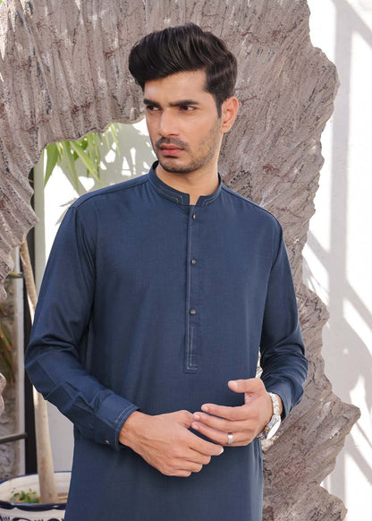 GREY-SELF-KURTA-SHALWAR