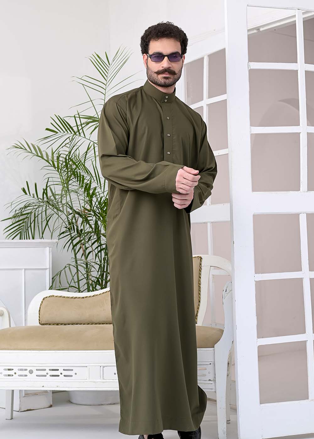 OLIVE GREEN JUBBA