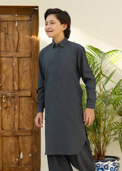MALAYSIAN GRAY KAMEEZ SHALWAR