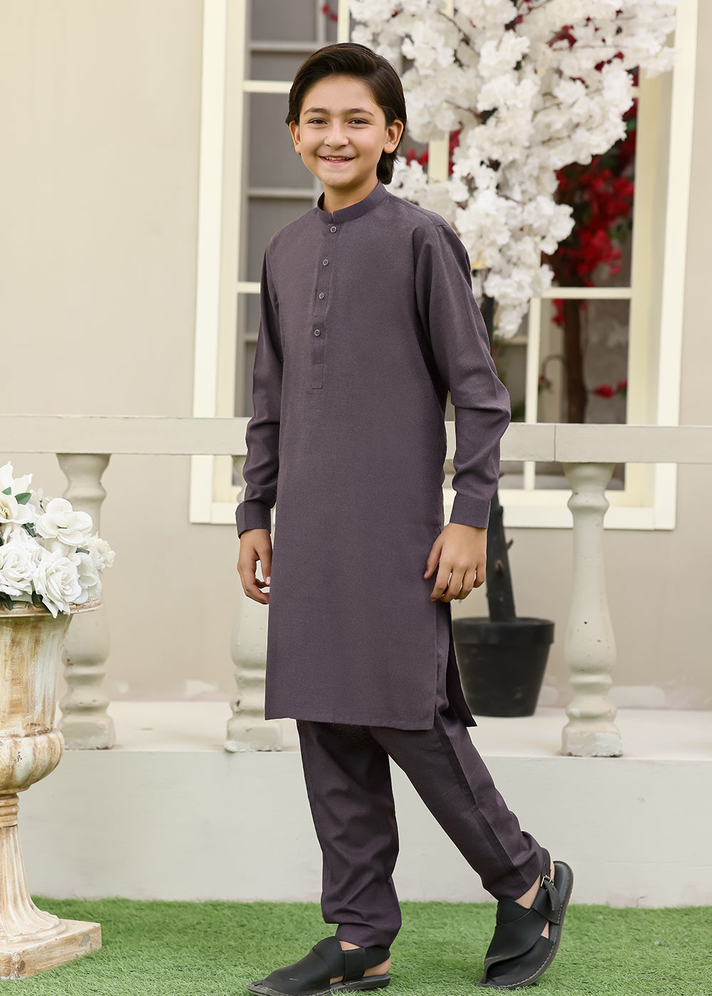 BURGONDY KURTA PAJAMA