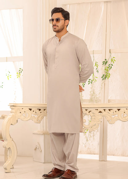 Cotton Kurta Shalwar Beige Color