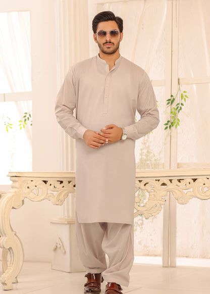 Cotton Kurta Shalwar Beige Color