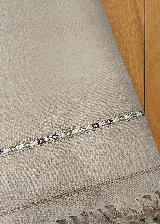 Fawn Woolen Shawl