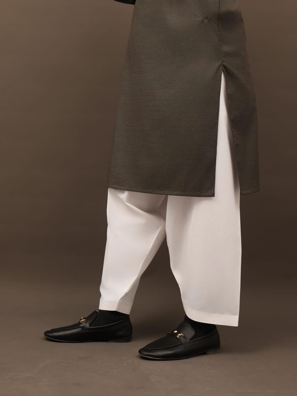 OFF WHITE WASH & WEAR SHALWAR