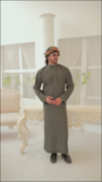 DHANI GREEN KUWAITI JUBBA