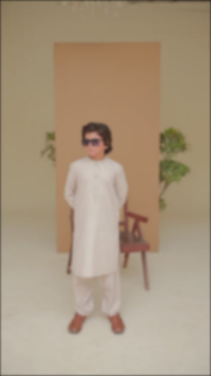 ALMOND KURTA SHALWAR