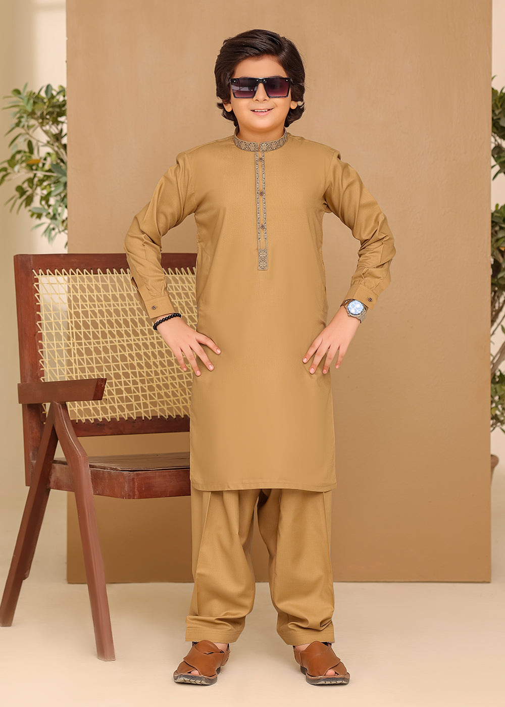 MUSTARD KURTA SHALWAR