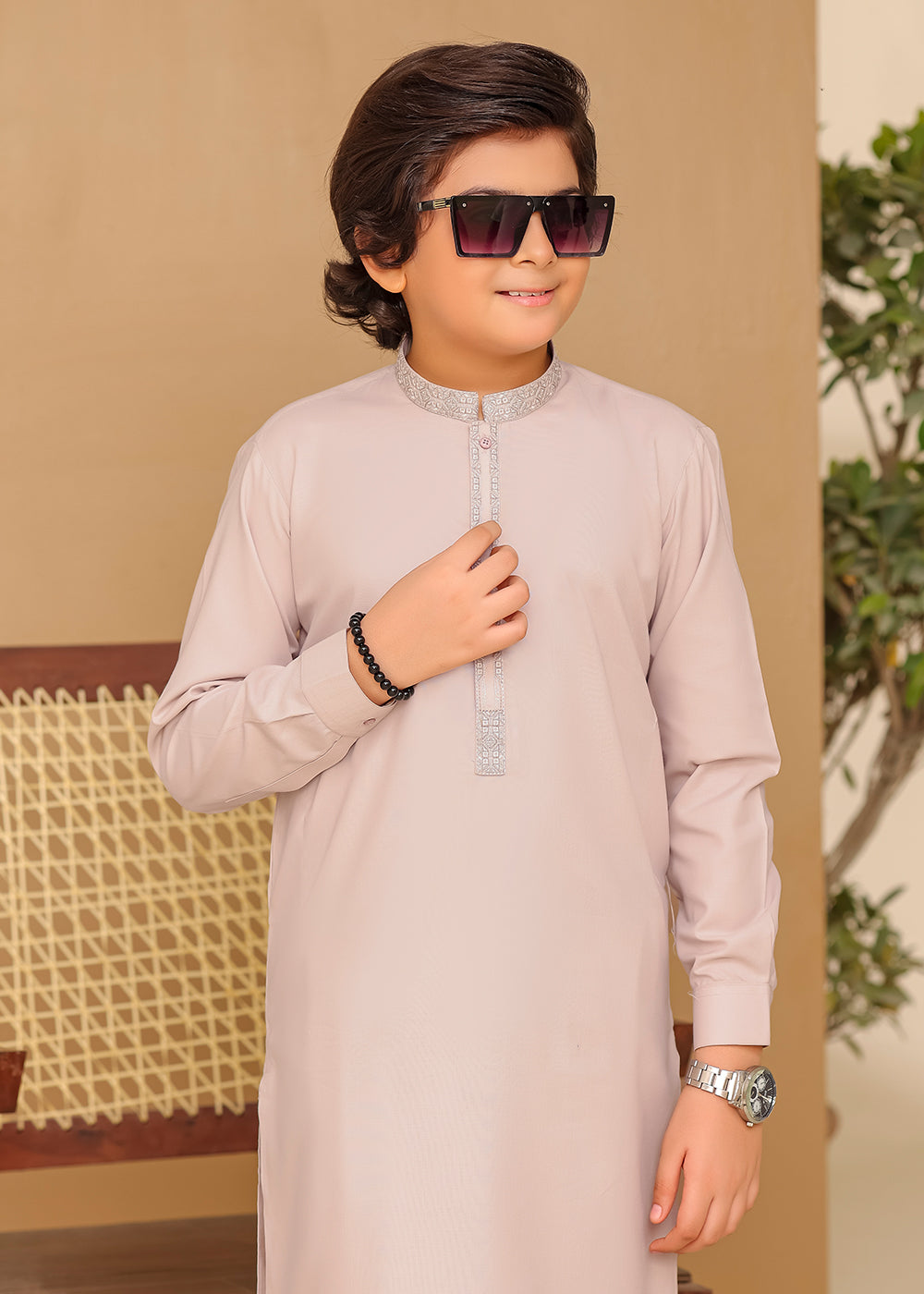 ALMOND KURTA SHALWAR