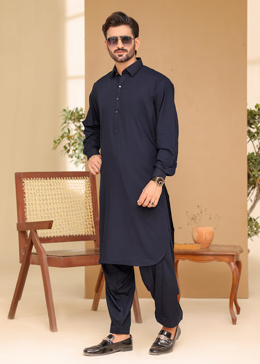 NAVY BLUE KAMEEZ SHALWAR